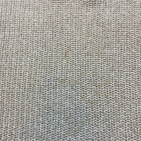 Eddie Bauer Light Brown/Cream Knit Henley Style Sweater Size Large - Picture 9 of 11